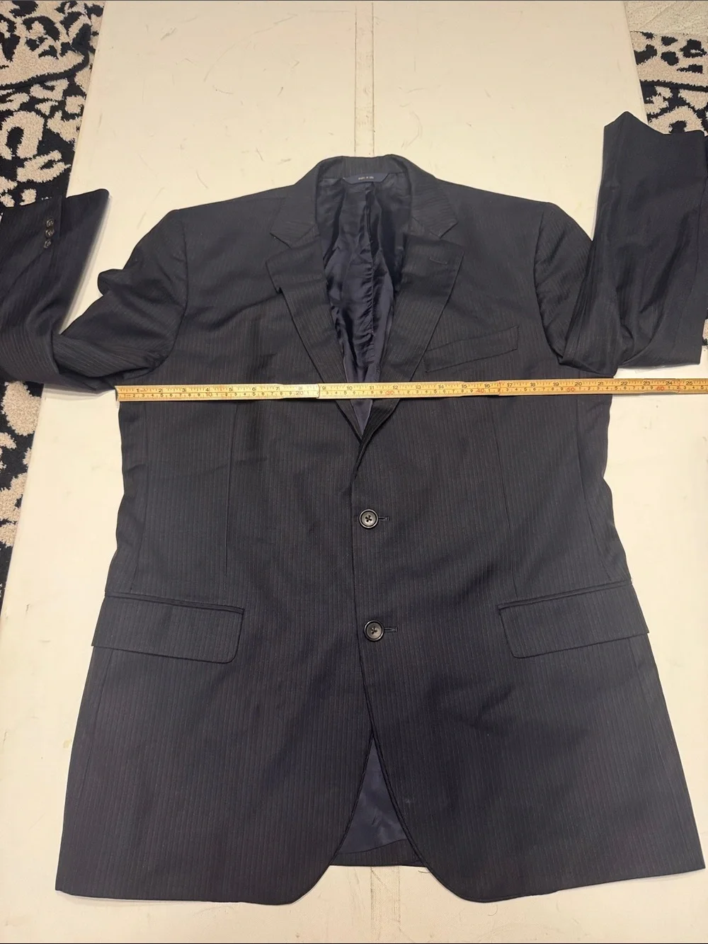 Brooks Brothers 1818 Men's Pinstripe Navy Blazer